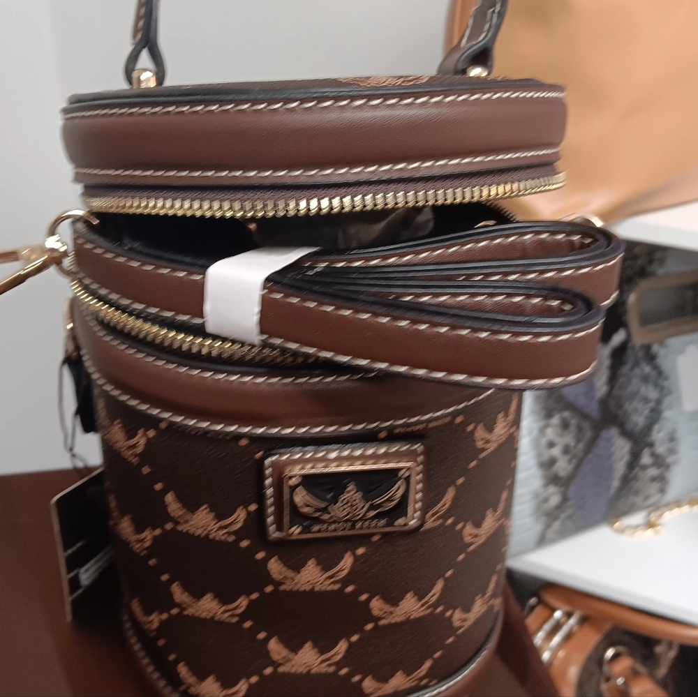 A brown purse
